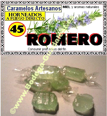 Caramelos de Miel y Romero